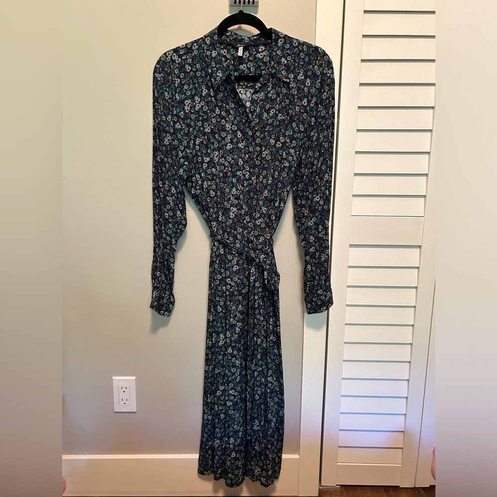 Joules Dark Floral Maxi Dress